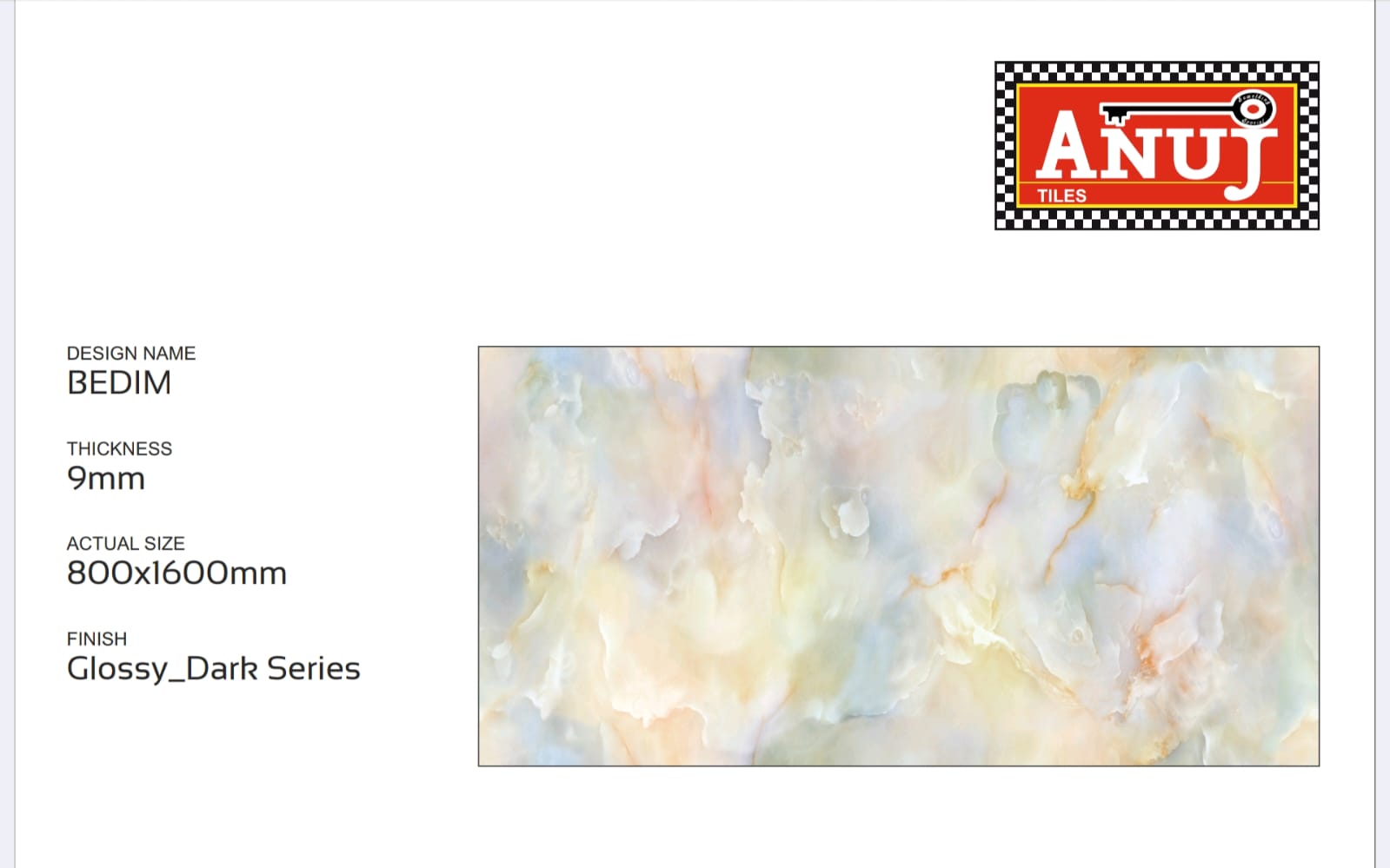 ANUJ 800X1600 SLAP TILE - BEDIM